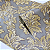 Papel de Parede Floral em Tons de Dourado Rolo com 10 Metros - Imagem 5