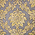 Papel de Parede Floral em Tons de Dourado Rolo com 10 Metros - Imagem 1