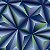 Papel de Parede 3D Azul 10 Metros - Imagem 1