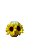 Brinco Girassol - Amarelo - Imagem 1