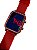 Relógio Digital Vermelho com Strass - Imagem 2