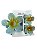 Kit 3 Presilhas Flor (Azul) - Hello Mini - Imagem 1