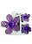 Kit 3 Presilhas Flor (Roxo) - Hello Mini - Imagem 1