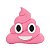 Carregador Portátil "Powerbank" Emoji - Poop cocô rosa - Imagem 1