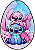 OVO COLHER ANGEL & STITCH 002 - Imagem 1