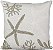 ALMOFADA LINHO CRU 52X52 COM APLIQUE + BOUCLE ESTRELA FENDI - Imagem 1