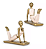ESCULTURA DECORATIVA MULHER YOGA EM RESINA - Imagem 2