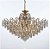 LUSTRE MODERNO GOLD + CLEAR - Imagem 1