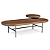 MESA DE CENTRO DECK - RUSTIC BROWN+GRAFITE - Imagem 1