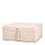 CAIXA EM MDF REVESTIMENTO EM PU OFF WHITE - Imagem 1