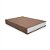 CAIXA LIVRO DECORATIVA BOOK BOX PU MARROM 36X27X5CM - Imagem 3