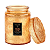 VELA VOLUSPA POTE DE VIDRO G RELEVO SPICED PUMPKIN LATEE - 100H - Imagem 1