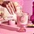 VELA COPO VIDRO CLASSICO VOLUSPA PERFECTLY PINK YUZU - 60H - Imagem 3