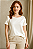 Camiseta Feminina com Detalhe na Manga – Toque Macio e Caimento Leve - Imagem 1