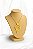 Colar @ Ajustável - Design Escultural com Banho de Ouro - Imagem 2