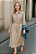 Chemise Midi Feminina em Algodão com Amarração na Cintura Cor Fendi - Imagem 2