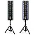 Kit Arcano 1 Kit duplo caixas de som ativas Arcano TOWER-GI 640W 6.5pol + 1 Microfone sem fio BB-2 + 1 Mesa de som MINIA-6N - Imagem 1