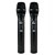 KIT BB-2 - MICROFONE SEM FIO DUPLO ARCANO ACOMPANHADO DE BASE RECEPTORA E FONTE BI-VOLT, ANTENAS - Imagem 5