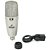 Microfone condensador XLR Arcano PALLI-GRAY c/ suporte - Imagem 3