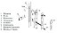 Fechadura Externa Inox 304 Escovado 40mm Synter - Navis II Roseta Redonda 04 - Imagem 3