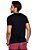 Camiseta Preta Gola V - Imagem 2