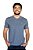 Camiseta Mescla Cinza Gola V - Imagem 1