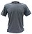 Camiseta Mescla Cinza Gola V - Imagem 3