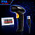 Leitor de Código de Barras a Laser com Cabo USB – Alta Precisão! - Imagem 1