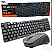 Kit Teclado + Mouse Sem Fio USB – ABNT – Novo com Garantia! - Imagem 1