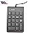 Mini Teclado Numérico USB 18 Teclas para Notebook e PC – Slim e Portátil - Imagem 1