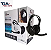 Headset Gamer Knup KP-418 com Microfone | Som Potente e Conforto para Jogos e Músicauvido Com Microfone Headset P/ Pc Celular Trabalho Cor Branco - Imagem 4