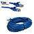 Cabo de rede Cat6 10 Metros Giga Lan 100% Cobre 10/1000 Mps novo - Imagem 1