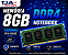 Memória Notebook DDR4 8GB 2400MHz PC4-19200 SO-DIMM - Imagem 1