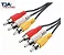 Cabo Audio/video Macho Rca, Av 1,5m Video Tv Lcd Led Dvd Sky Novo - Imagem 2