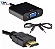 Cabo Adaptador Conversor Hdmi Para Vga Com Saída P2 De Áudio NOVO - Imagem 1