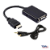 Adaptador HDMI para VGA com Áudio P2 1080p - Imagem 1