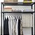 10 Un Cabides Madeira P/ Closet Roupas Cor Vinho Organizador - Imagem 3