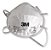 Kit 10 Máscaras Respiradoras Descartáveis 3M - Imagem 1