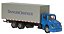 Mercedes Benz L1622 Modeline Bau Aluminio 1/50 - Azul - Imagem 1