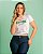 T-shirt estampada 100% algodão - Imagem 1