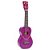 Ukulele Soprano - Série Smile - Roxo Transparente - Imagem 2