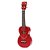 Ukulele Soprano - Série Smile -  Vermelho - Imagem 2