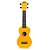 UKULELE SOPRANO SERIE RAINBOW AMARELO - Imagem 1