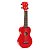 UKULELE SOPRANO SERIE RAINBOW VERMELHO - Imagem 2