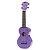 UKULELE SOPRANO SERIE RAINBOW ROXO - Imagem 3