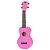 UKULELE SOPRANO SERIE RAINBOW ROSA - Imagem 7