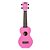 UKULELE SOPRANO SERIE RAINBOW ROSA - Imagem 1