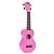UKULELE SOPRANO SERIE RAINBOW ROSA - Imagem 9