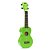 UKULELE SOPRANO SERIE RAINBOW VERDE - Imagem 3