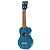 Ukulele Soprano Natural - Azul Transparente - Série Kahiko - Imagem 3